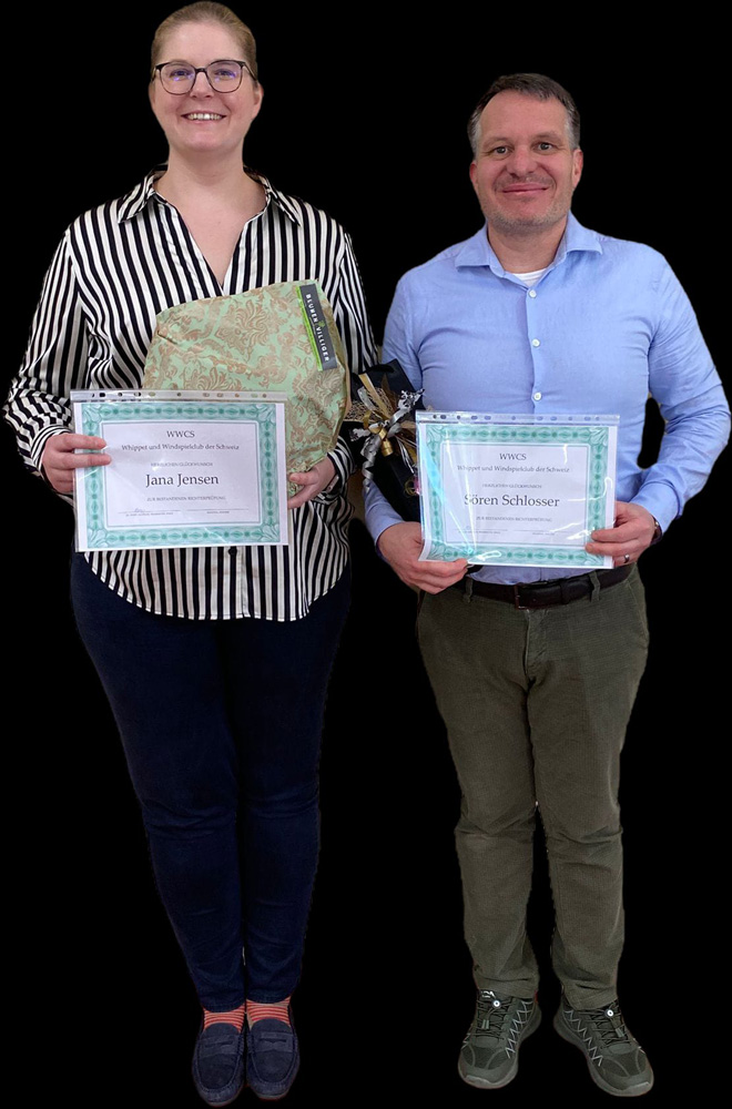 Jana Jensen und Sören Schlosser